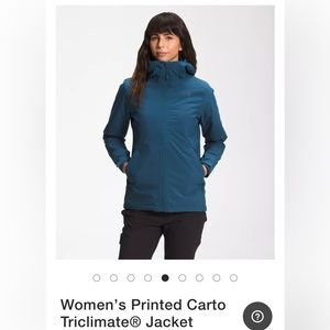 Women's Printed Carto Triclimate Jacket